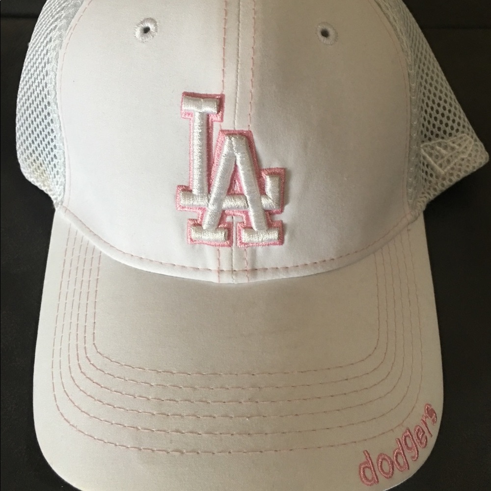 Women’s New Era White/Pink Dodgers Cap